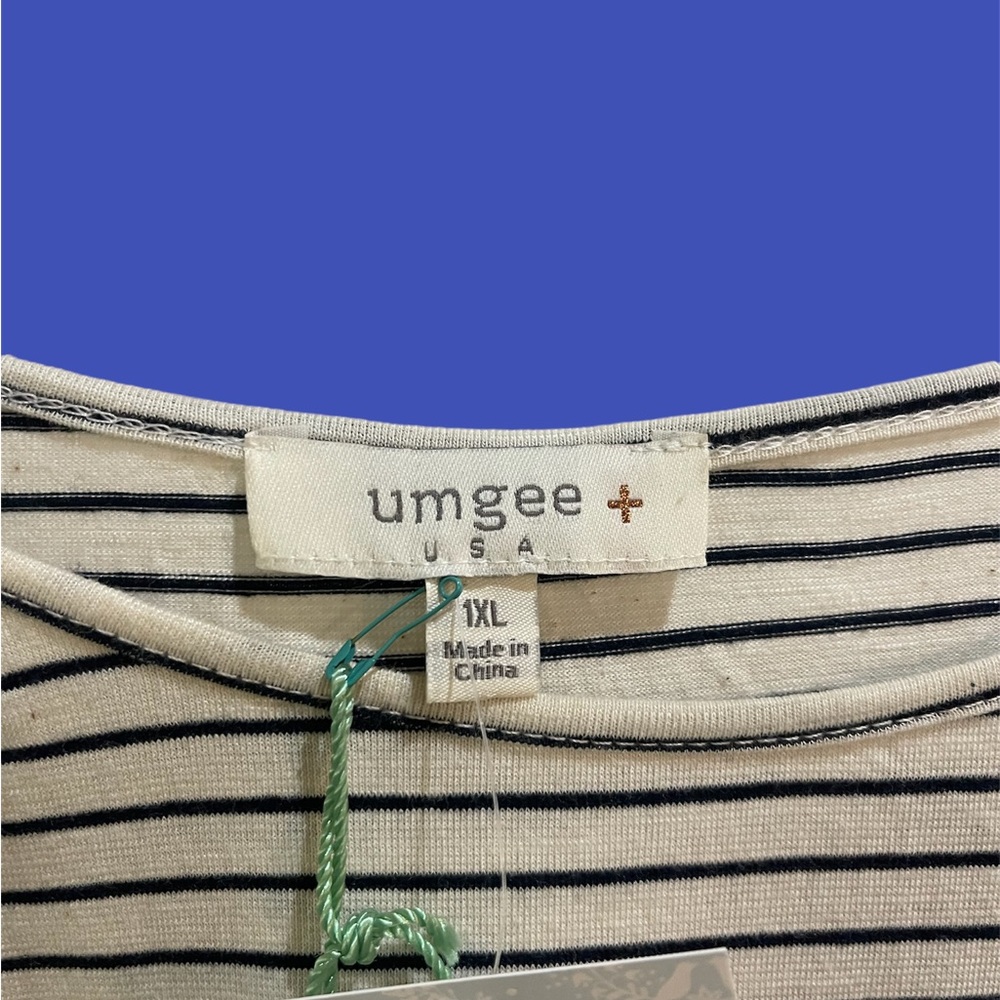 Umgee A line 3/4 sleeve Tunic Sz 1XL NWT - Picture 5 of 7